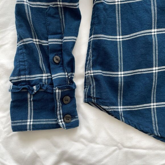 Draper James Plaid Button Down Shirt Southern Preppy Top Womens Size 2 - Picture 4 of 7